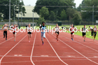 Women and Girls 100 metres, 2021 North Eastern Track and Field Champs., Middesbrough. Photo: David T. Hewitson/Sports for All Pics